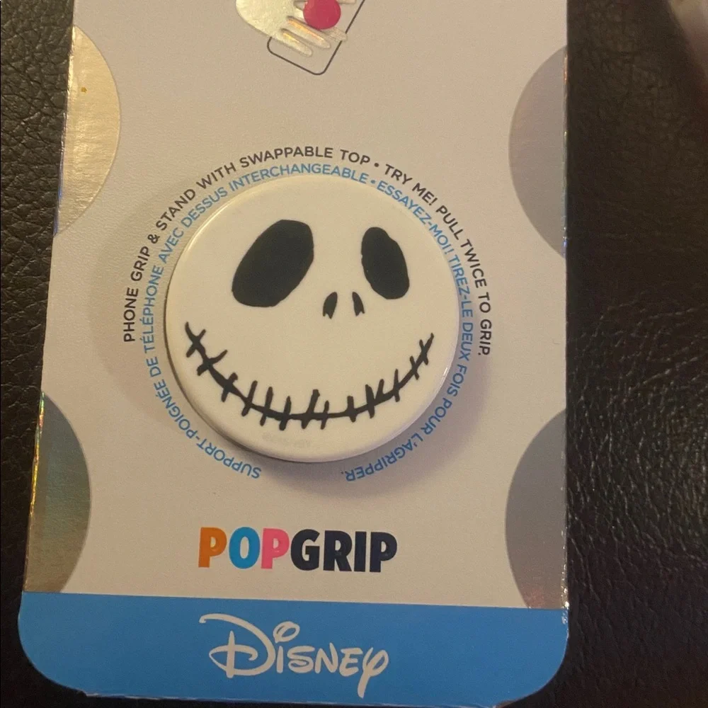 Disney PopSockets PopGrip Jack Skellington Skull Phone Grip